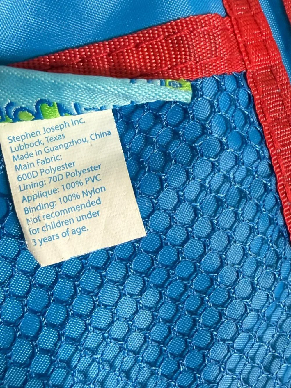 Boys Wallet Stephen Joseph Cute Airplane Rare Adorable Hook Loop Trifold Blue